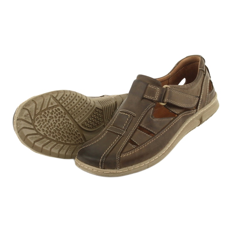 Sandalias de hombre Riko 458 comfort caqui 4