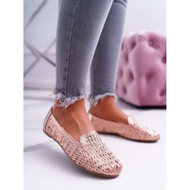 Bailarinas para mujer Lu Boo Braided Rose Gold 4Ever rosa 1