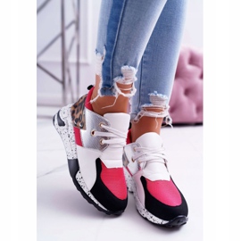 Zapatos Deportivos De Mujer Lu Boo Con Patrón De Leopardo Blanco Malibu multicolor 2