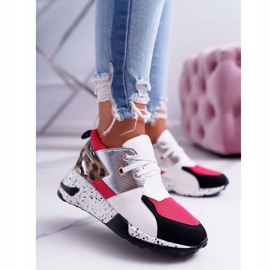 Zapatos Deportivos De Mujer Lu Boo Con Patrón De Leopardo Blanco Malibu multicolor 1