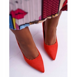 PS1 Stilettos Mujer Ante Naranja Yanna 5