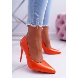 PS1 Tacones altos de mujer Yanna naranja 1