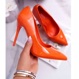 PS1 Tacones altos de mujer Yanna naranja 3