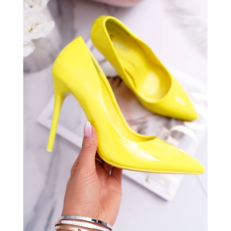 SEA Tacones altos de mujer Yellow Lemon Yanna amarillo 1
