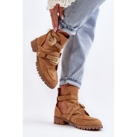 Botas Lu Boo Suede Cut Out Camel Rock Girl marrón 2 Botas Lu Boo Suede Cut Out Camel Rock Girl marrón 2