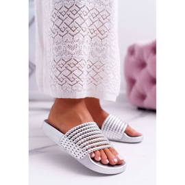 Pantuflas de Mujer con Elavi Plateado con Cuentas gris 1 Pantuflas de Mujer con Elavi Plateado con Cuentas gris 1