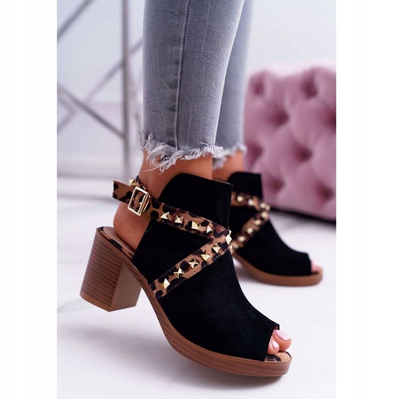 Sandalias de mujer con tacón alto Lu Boo Negro 318-30 Fiode 2 Sandalias de mujer con tacón alto Lu Boo Negro 318-30 Fiode 2