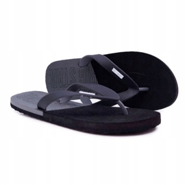 Zapatillas Hombre Chanclas Big Star Negro AA174422 4