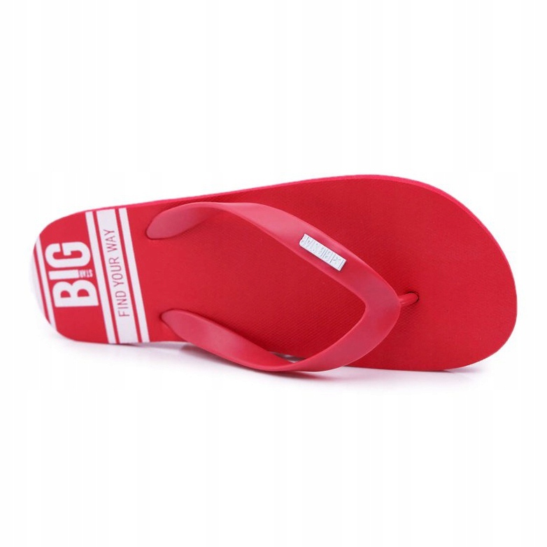 Pantuflas de Hombre Chanclas Big Star Red AA174416 rojo 2
