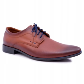 Mario Boschetti Zapatos Brogues Elegantes de Cuero para Hombre en Marrón Menelaos 5