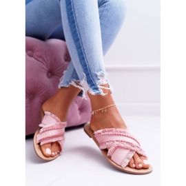 Zapatillas Material Mujer Vices 7269 Pink Jamen rosado 4