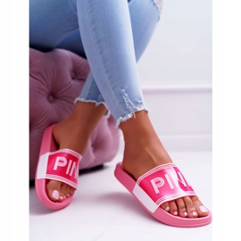 Pantuflas Vrita rosa para mujer rosado 4