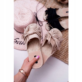 Pantuflas de mujer Boho Vices 8458 beige 5
