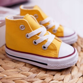 FRROCK Zapatos deportivos clásicos Filemon alto amarillo para niños 1 FRROCK Zapatos deportivos clásicos Filemon alto amarillo para niños 1