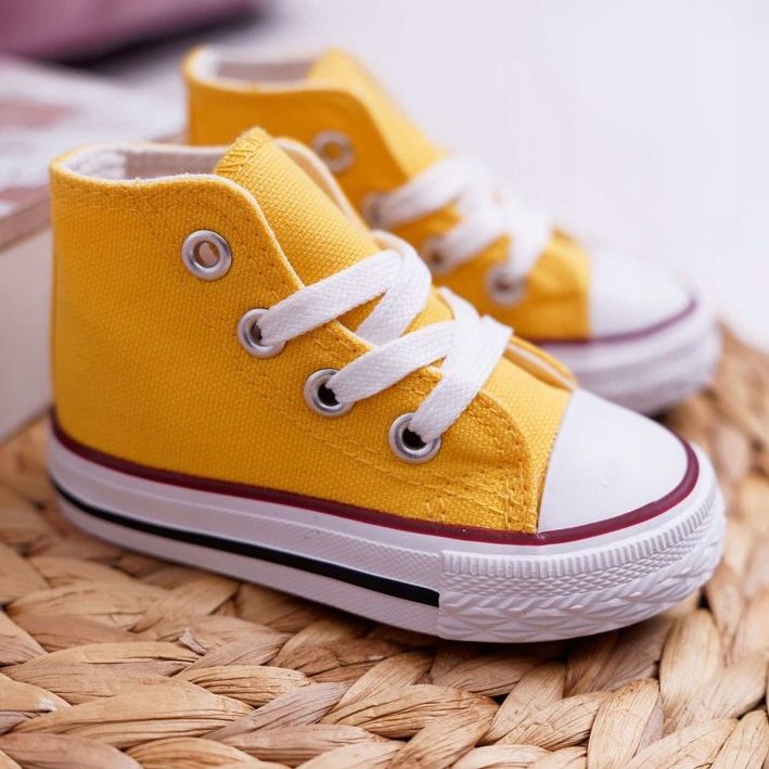 FRROCK Zapatos deportivos clásicos Filemon alto amarillo para niños 1 FRROCK Zapatos deportivos clásicos Filemon alto amarillo para niños 1