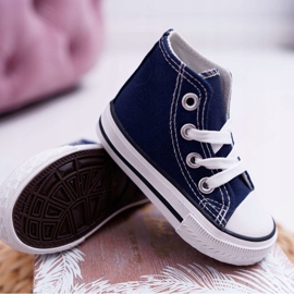 FRROCK Zapatillas Altas Clásicas Infantiles Filemon Azul Marino 3