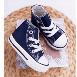 FRROCK Zapatillas Altas Clásicas Infantiles Filemon Azul Marino 2