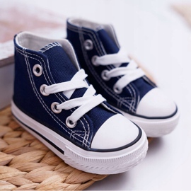 FRROCK Zapatillas Altas Clásicas Infantiles Filemon Azul Marino 4