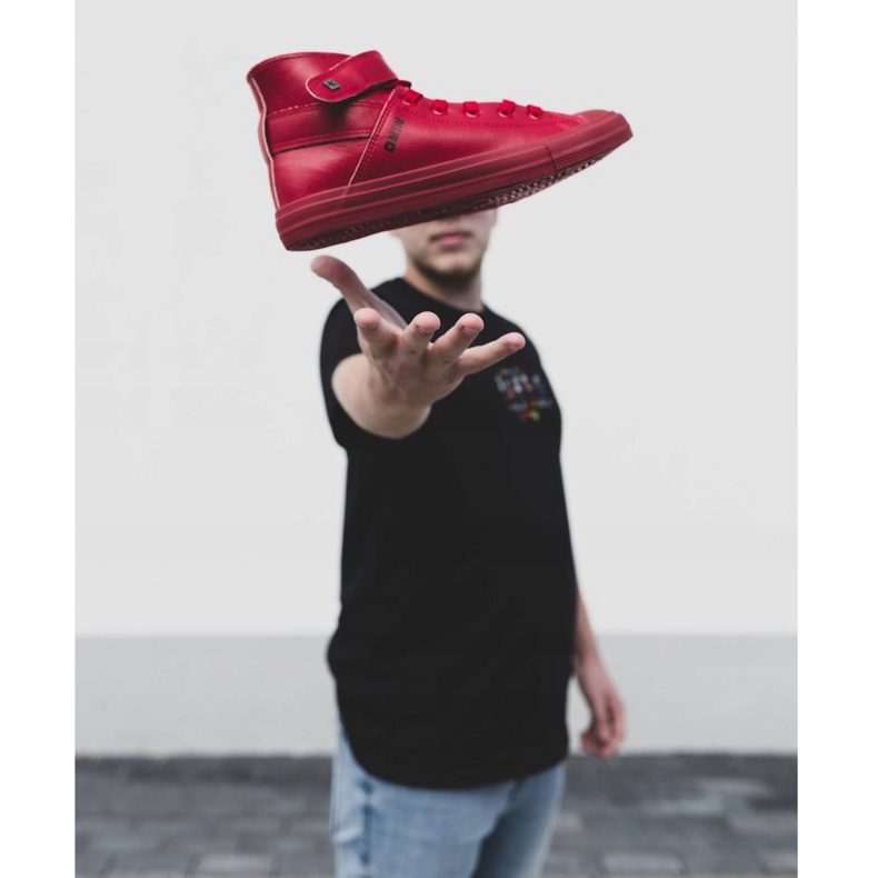 Zapatillas de hombre Big Star Warmed Red Y174025FW rojo 1