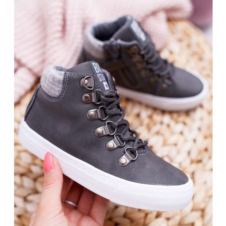 Zapatos Infantiles Niño Zapatillas Big Star Gris EE374040 1