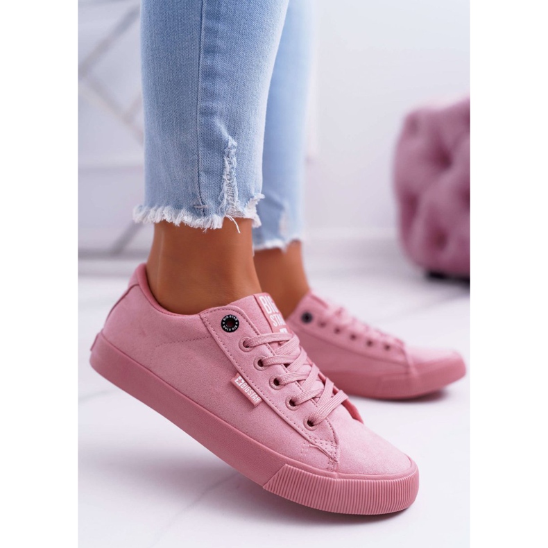 Zapatillas de Mujer Big Star Suede Pink EE274047 rosado 1