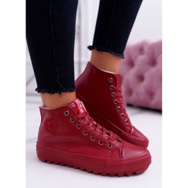 Zapatillas de Mujer Big Star High Warm Red EE274112 rojo 3