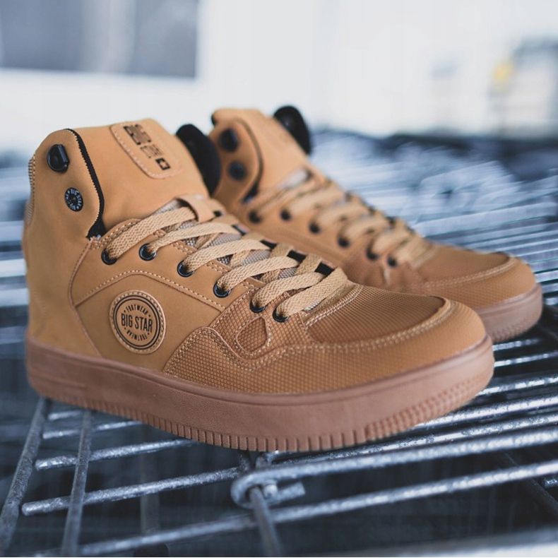 Zapatos Deportivos para Hombre Big Star High Camel EE174432 marrón 1