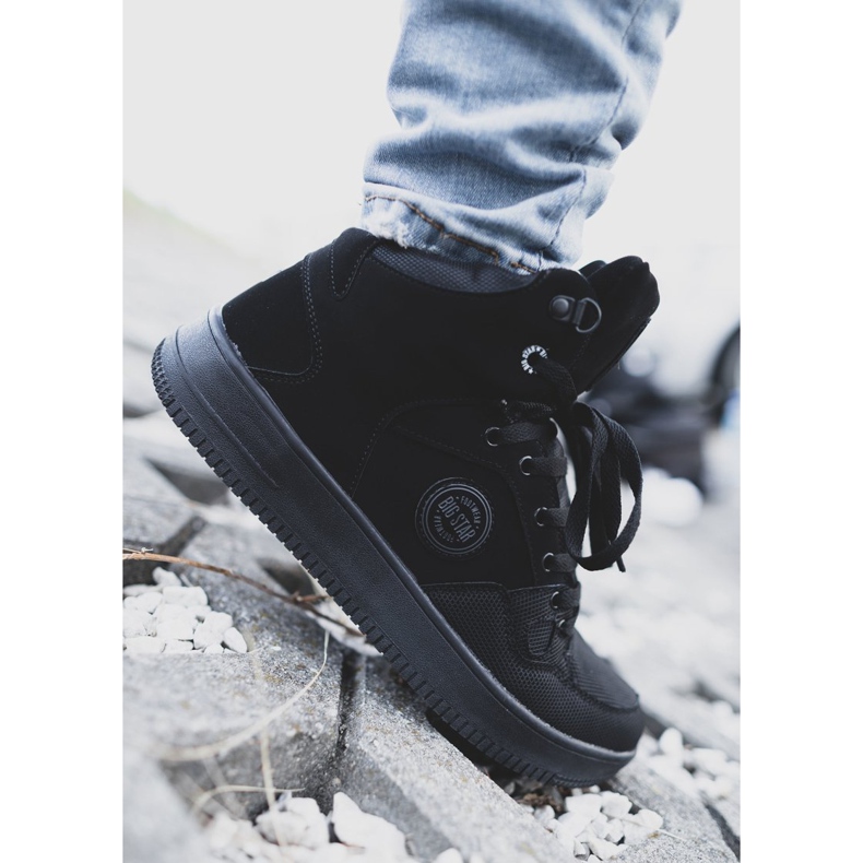 Zapatos Deportivos Hombre Big Star High Black EE174433 negro 1