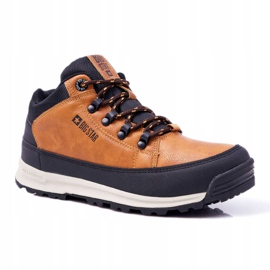 Zapatos de trekking para hombre Big Star High Outdoor Camel EE174464 marrón 4