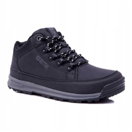 Zapatos de trekking para hombre Big Star High Outdoor Black EE174465 negro 4