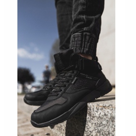 Zapatos deportivos para hombre Big Star High Outdoor Black EE174461 negro 3