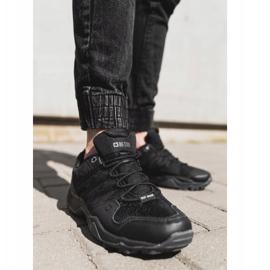 Zapatos al aire libre Big Star Trekking para hombre Negro EE174456 1