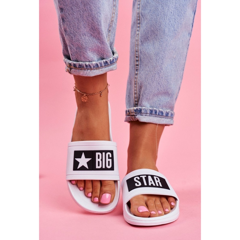 Pantuflas de Mujer Big Star White DD274A264 blanco 1