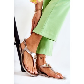 HV Sandalias Golden Sonner para mujer dorado 3