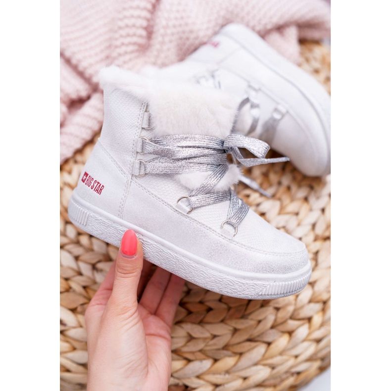 Botas para niñas para niños Big Star White EE374079 blanco 2