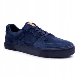 Zapatillas de Hombre Big Star Suede Azul Marino EE174363 5