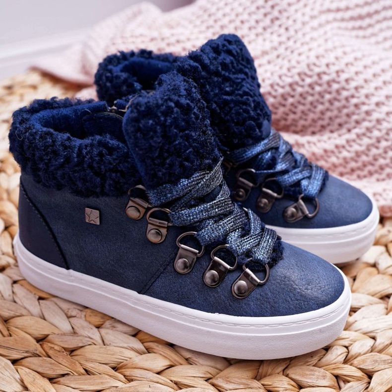 Niños Niños Niñas Zapatos Niñas Big Star Azul Marino EE374018 2
