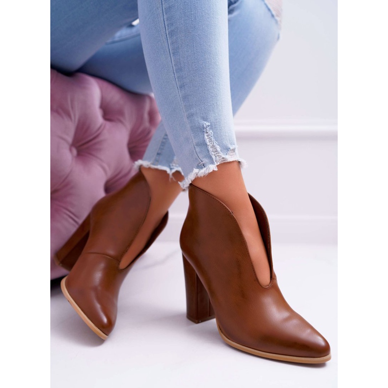 SEA Botas de mujer en el talón sin cordones en marrón Mantana 2 SEA Botas de mujer en el talón sin cordones en marrón Mantana 2