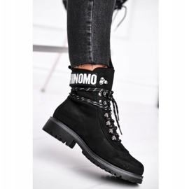 EVE De Mujer Botas Con Tacón Plano Con Cremallera Negro Popsi 1 EVE De Mujer Botas Con Tacón Plano Con Cremallera Negro Popsi 1