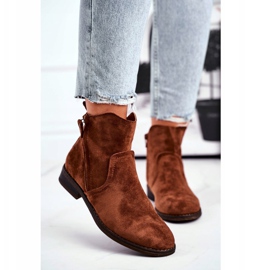 EVE Botas de Mujer Vaquero Tacón Plano Camel Plemmi marrón 2