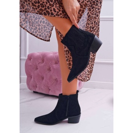Botas de mujer con tacón plano Negro Umberco 1