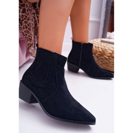 Botas de mujer con tacón plano Negro Umberco 6