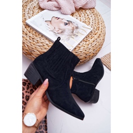 Botas de mujer con tacón plano Negro Umberco 4