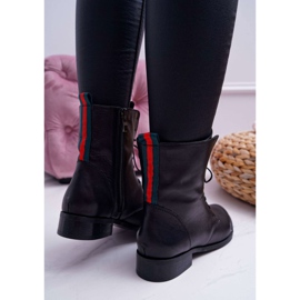 Botas Mujer Piel Flor Nicole 2315 Negro The Island 4