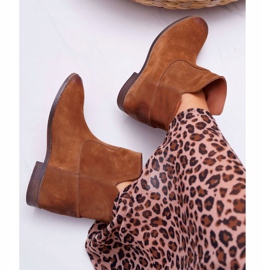 Botas de mujer Cuña oculta Tacón plano Marrón Nicole 2419 1 Botas de mujer Cuña oculta Tacón plano Marrón Nicole 2419 1
