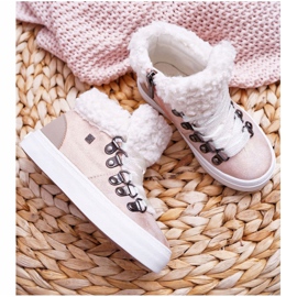 Zapatos Infantiles Niña Deportivos Big Star Pink EE374015 rosado 2
