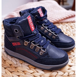 Zapatos para Niños Zapatillas de Deporte Big Star Sheepskin Azul Marino EE374088 3