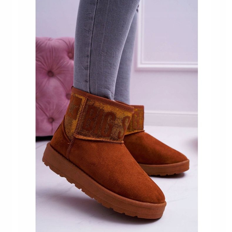 Botas de nieve cálidas marrones para mujer Big Star EE274259 marrón 1