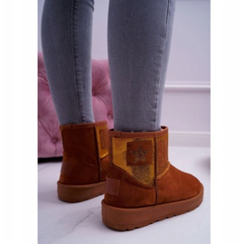 Botas de nieve cálidas marrones para mujer Big Star EE274259 marrón 3
