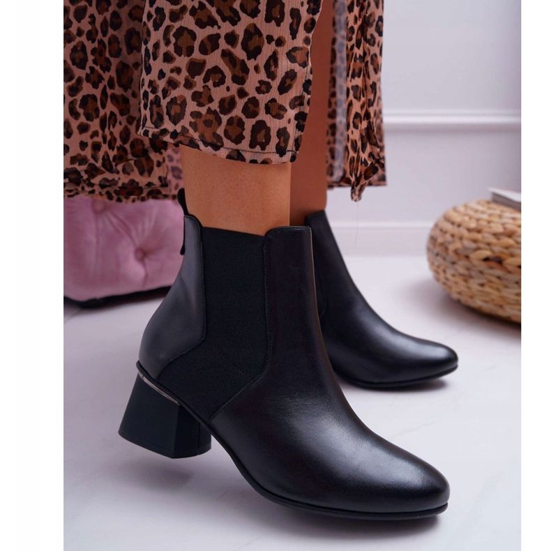 Botas Piel Mujer Laura Messi Negro 2034 1